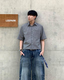 Snap Dart Wide Banding Denim