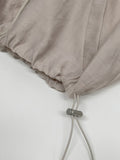 Organza Raglan See-through Blouson Jumper