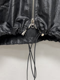 Glossy Two-Way Oversized Fit Jumper