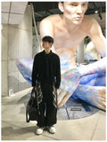 Rafi Check Layered Wide Pants