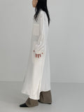 [INC MADE] Duo Layered Shirt Long One Piece