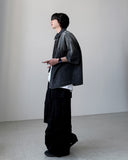 Gradient Denim Half Shirt