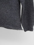 Roden half-zip-up string knit