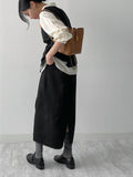 [Setup Available] Stitch Banding Long Skirt