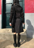 RIVET LINE DENIM SKIRT