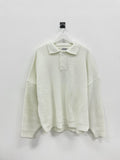 Over Balloon PK Collar Knit