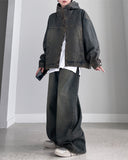 Older Maxi Wide Denim Pants