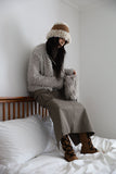Fluffy fur cardigan