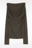 Pale drape top