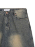Rocker Vintage Washing Bermuda Denim
