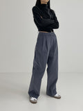 Chrome Corduroy Wide Slacks