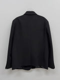 [wool30%] Nuve Wool Unbalanced Loose Fit Jacket
