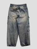 Millie utility washed denim jeans