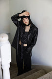 Halim studded black denim