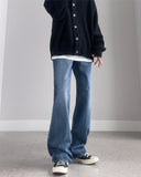 Cycling Long Bootcut Denim Pants