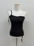 Ponz Ribbed Halterneck Sleeveless