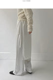Satin Tia Layered Wide Pants