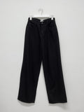 Slab Denim Wide Pants