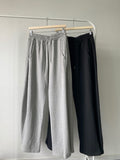 Snap Wide Sweat Pants