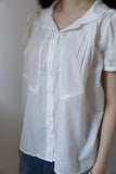 Lace Embroidered Volume Blouse