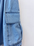 City balloon denim half PT