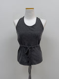 Button Halter Knit Bustier