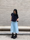 UNBAL SHOULDER COTTON TOP
