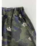 Flower Camo Cargo Bermuda Pants