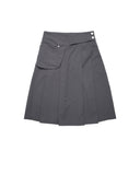 BUTTON POCKET SKIRT