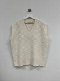 Checker Pattern Knit Vest