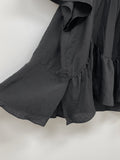 Prin Unbalanced Flare Blouse