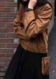 SUEDE MOTO JACKET