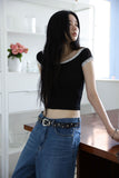 Manny thin wide denim