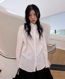 GLOSSY LOOSE SHIRT