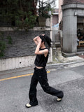 STRING SLEEVELESS BLOUSE