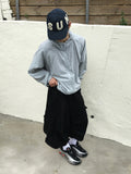 [Sweat.ver] Amecaji loose cargo sweatpants