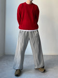 Diamond Fisherman Round Knit