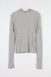 Finger slim hooded top