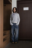 Mongle Fur Round Knit
