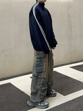 Unique Cargo Wide Denim