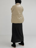 Crease Padded Maxi One Piece