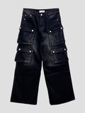Buyer Parachute Black Blue Pocket Denim