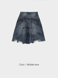 Checka Dirty Oil Bermuda Denim Pants