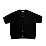 Nerd V-neck Half Cardigan