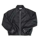 Peter Crop Leather Jacket