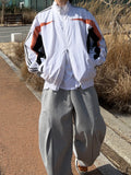 Track line color matching wind jumper