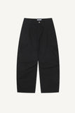 Canvas Cargo Curved Pants