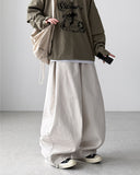Natty Herringbone Balloon Pants