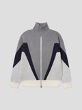 Rider High-Neck Knit Zip-Up