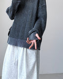 Royal Pigment Mesh Knit